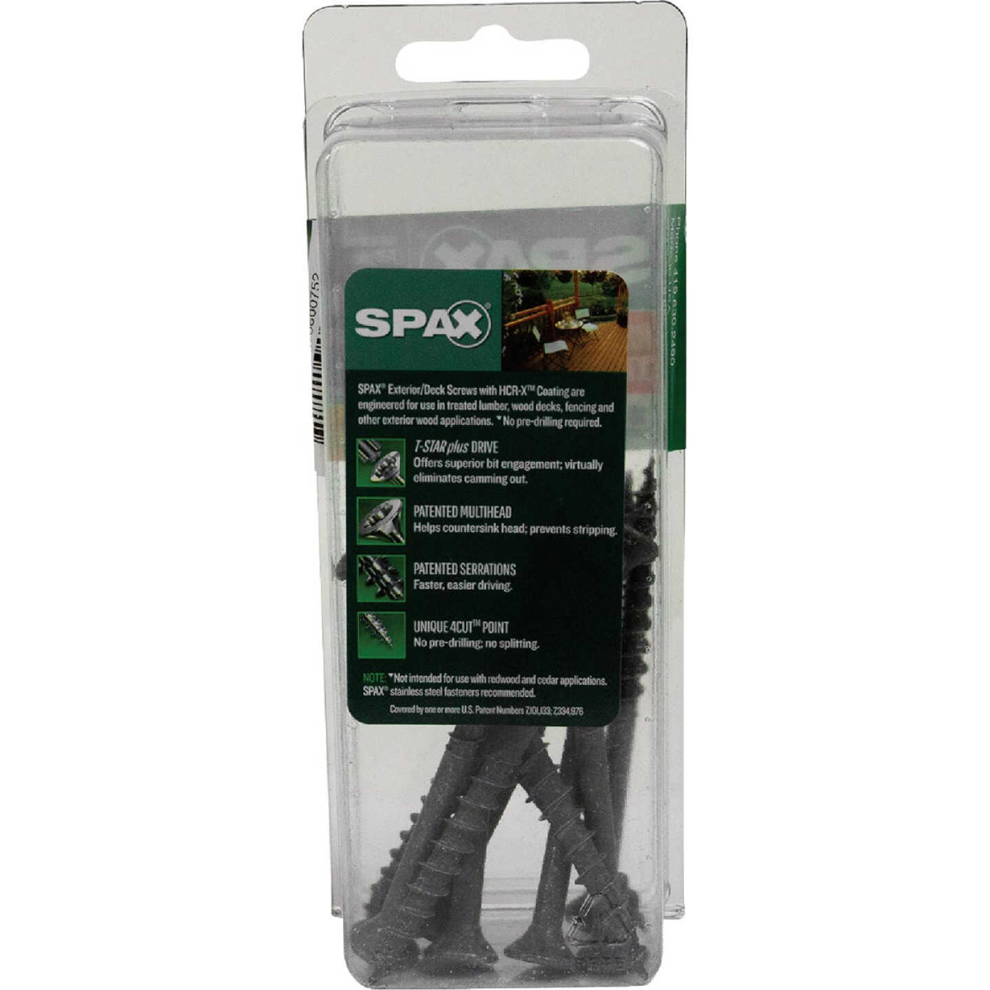 SPAX #14 x 3 In. T30 Plus Flat Head HCR-X (Exterior Rated) Deck Screw (10-Count) Image 5