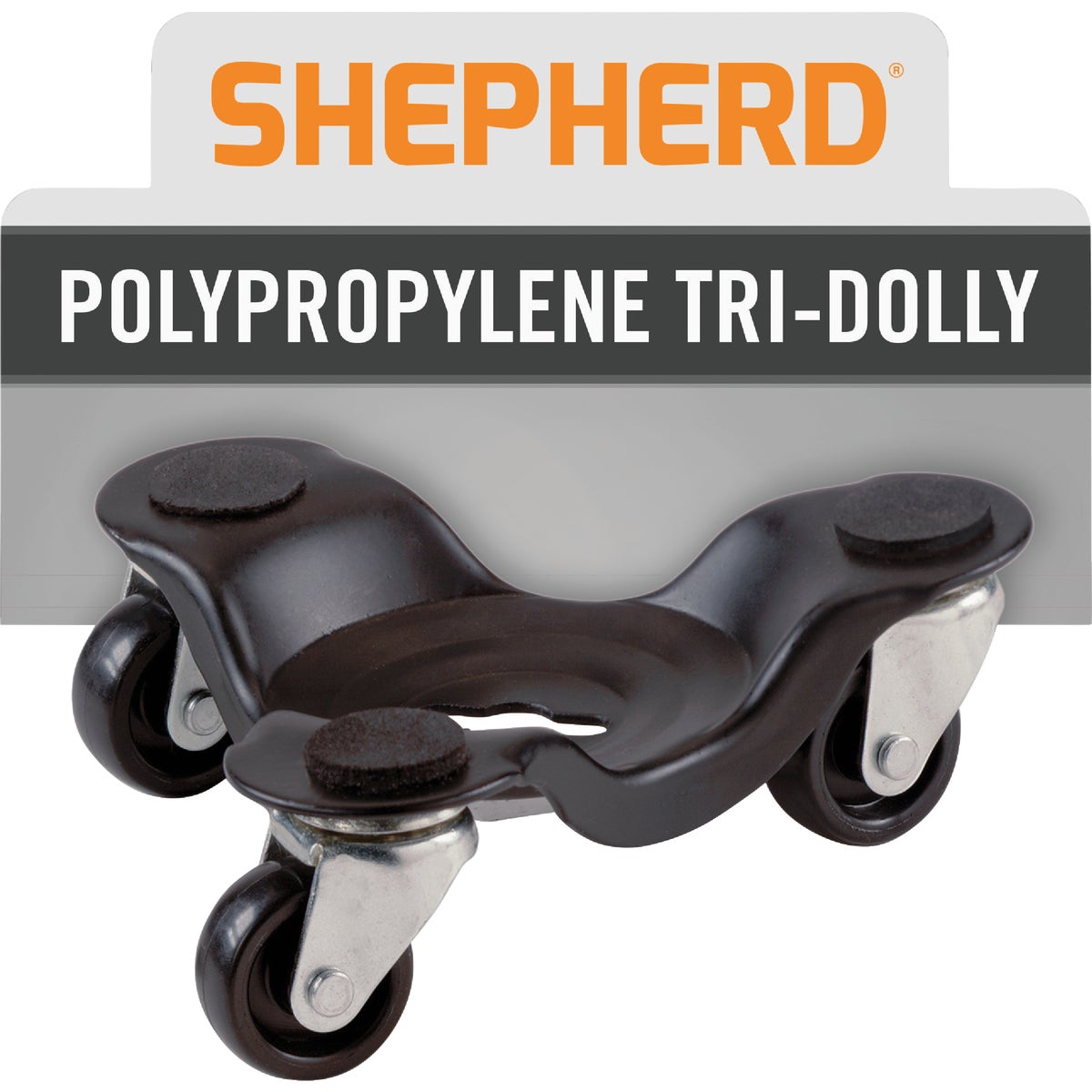Shepherd Hardware Polyolefin 6 In. Tri-Dolly Caster