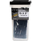 Big Timber #15 x 5 In. Wafer Head Black Wood Screw (25-Count) Image 1