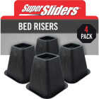 Super Sliders 6 In. Bed Risers (4-Pack) Image 1
