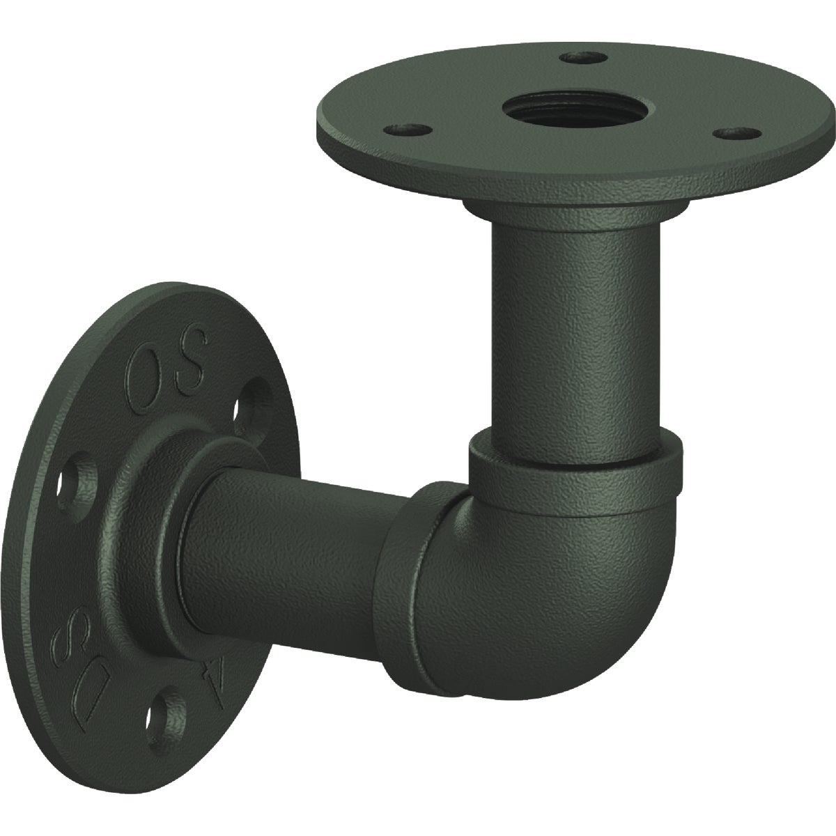 Knape & Vogt Birmingham 4 In. Industrial Elbow Pipe Shelf Bracket