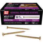 Grip-Rite #8 x 2-1/2 In. Coarse Thread Yellow Zinc Multipurpose Drywall Screw (1 Lb.) Image 1