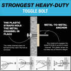 Toggler Snaptoggle 1/4 In.-24 x 2 In. Toggle Bolt (10-Count) Image 5