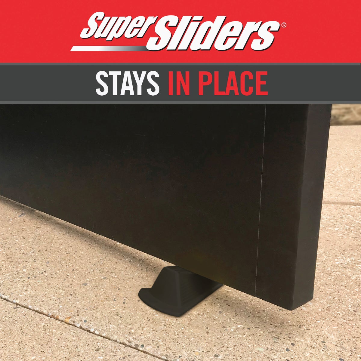 Super Sliders Walnut Heavy Duty Doorstop Image 3