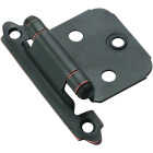 Amerock Oil Rubbed Bronze Self-Closing Face Mount Variable Overlay Hinge (10-Pack) Image 1