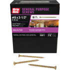 Grip-Rite #8 x 2-1/2 In. Coarse Thread Yellow Zinc Multipurpose Drywall Screw (5 Lb.) Image 1