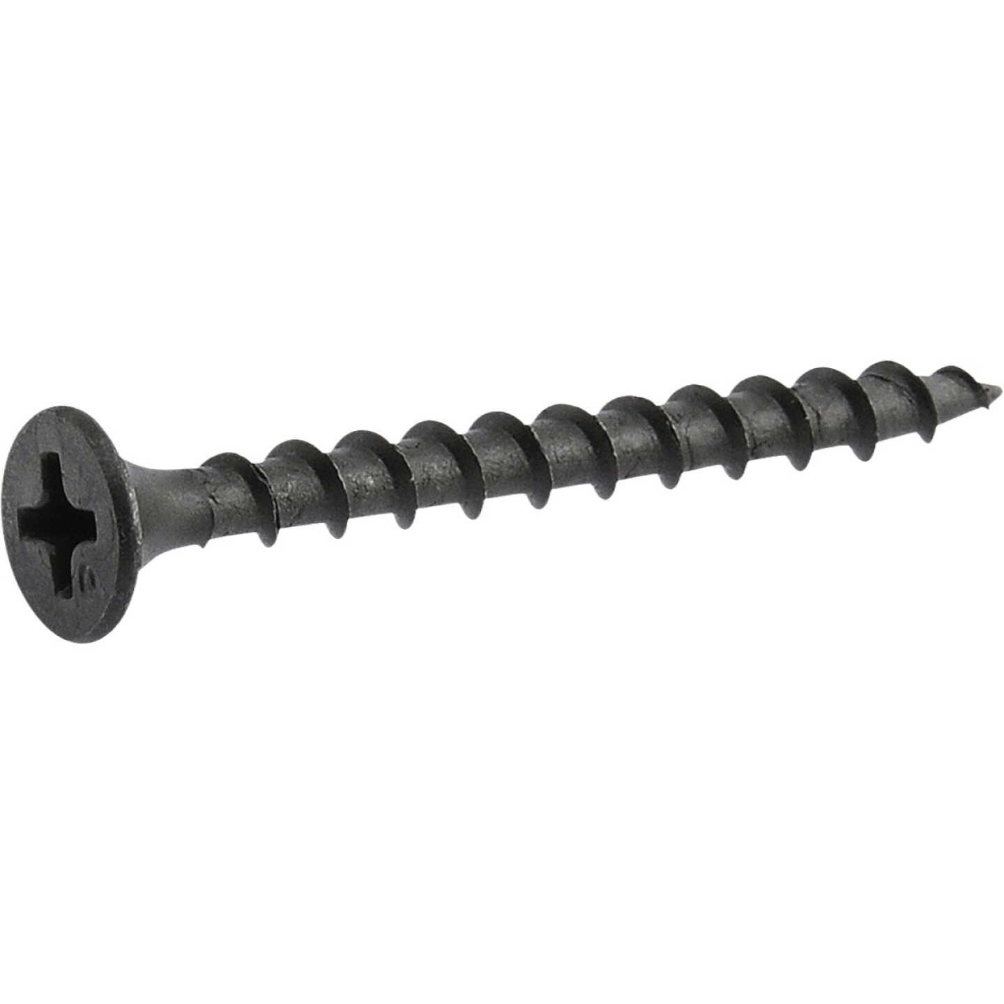 Hillman Fas-N-Tite #8 x 3 In. Coarse Thread Black Phosphate Drywall Screw (77-Count) Image 1