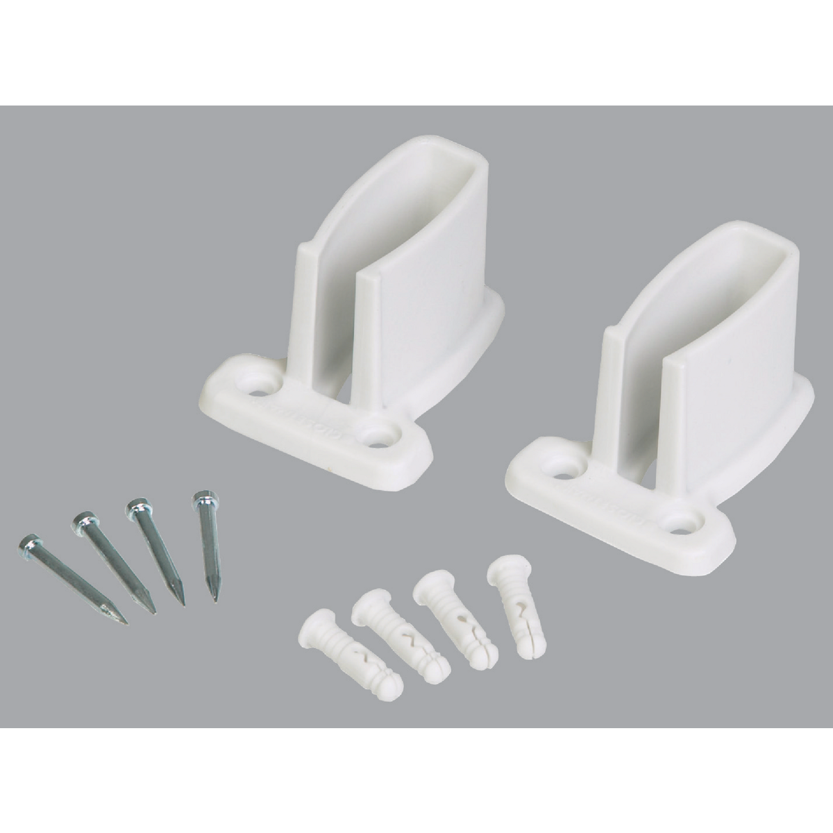 Closetmaid White Wire Shelving Wall Bracket (2-Count) Image 1