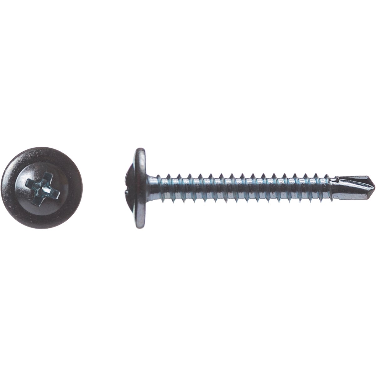 Big Timber #8 x 1 In. Modified Truss Head Drill Point Metal Screw (1 Lb.) Image 2