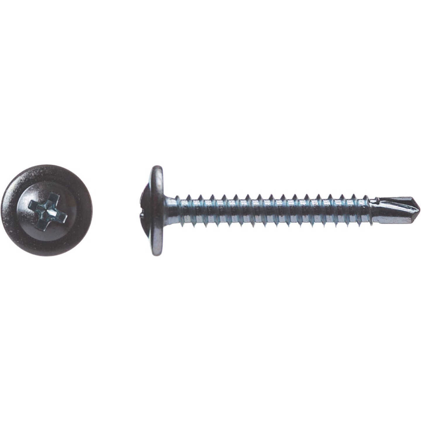 Big Timber #8 x 1 In. Modified Truss Head Drill Point Metal Screw (1 Lb.) Image 2