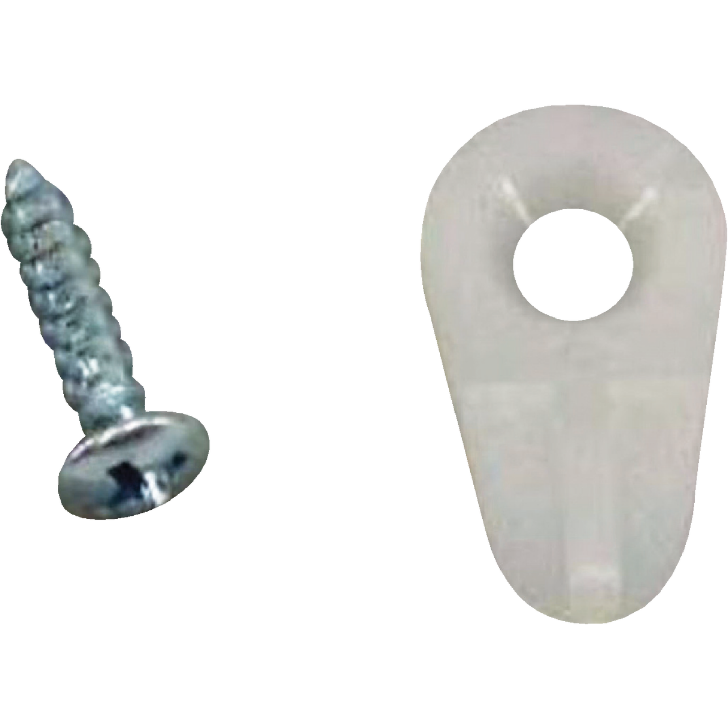 United States Hardware 3/16 In. x 7/8 In. White Storm & Screen Clip (8 Count) Image 1