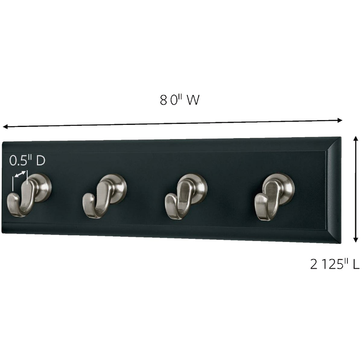 Command Slate Adhesive Key Rail, 6 Strips Image 8