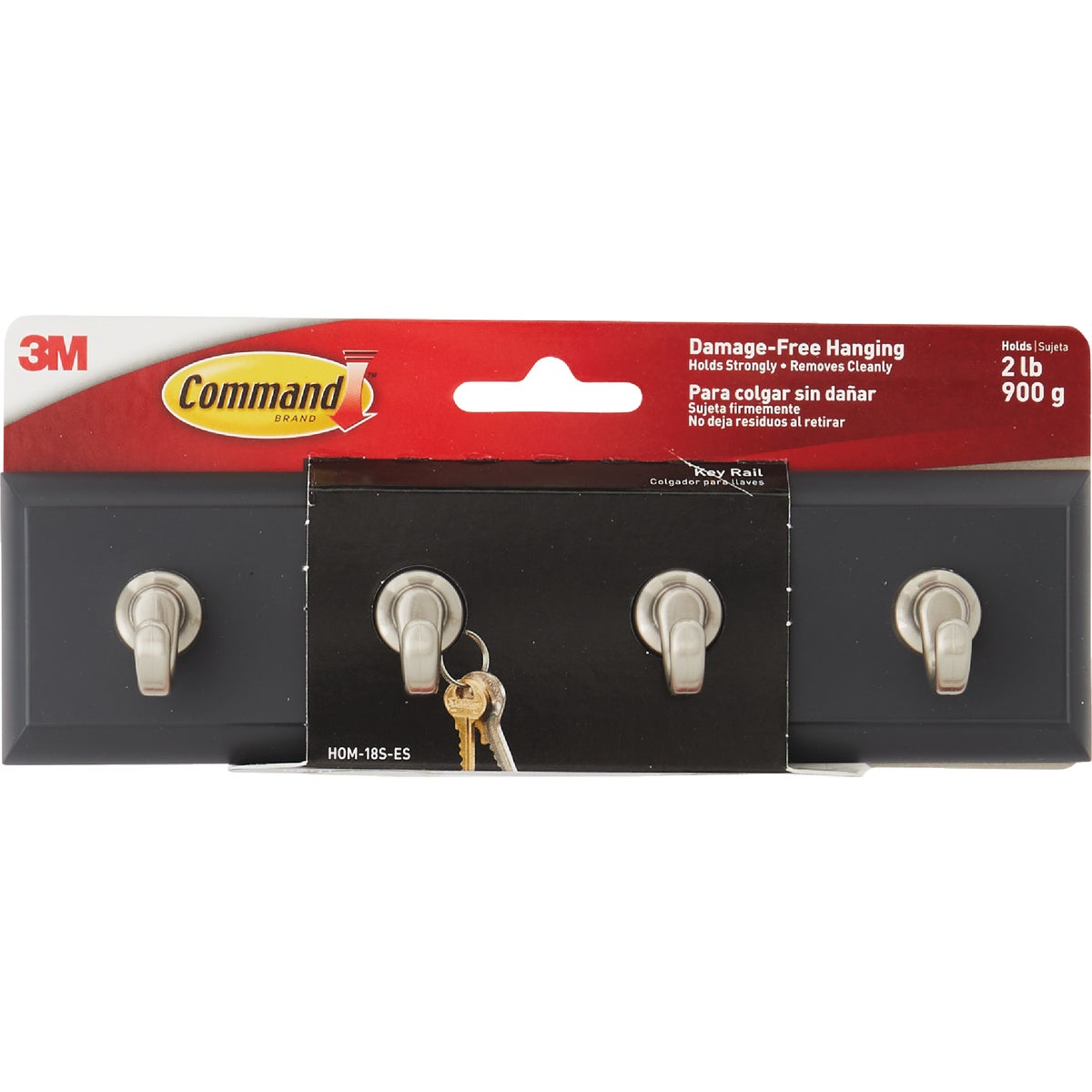 Command Slate Adhesive Key Rail, 6 Strips Image 7