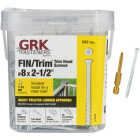 GRK #8 x 2-1/2 In. Star Drive White Steel Trim Screw (505-Count) Image 1