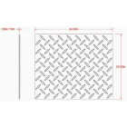 Hillman SteelWorks 0.020 In. x 24 In. x 36 In. Anodized Aluminum Gold Union Jack Decorative Sheet Image 2