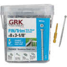 GRK #8 x 3-1/8 In. Star Drive Stainless Steel Trim Screw (385-Count) Image 1