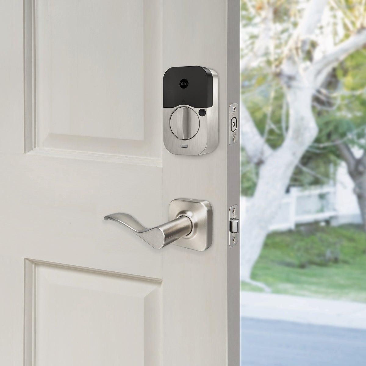 Yale Assure Nickel Electronic Lock Keypad Deadbolt with Bluetooth Image 5