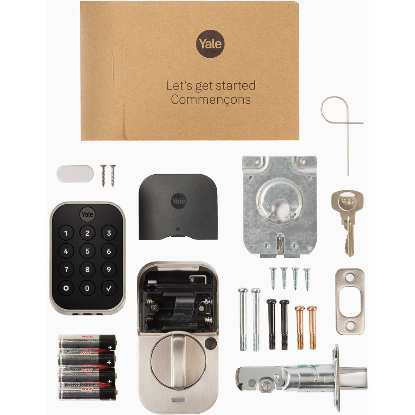 Yale Assure Nickel Electronic Lock Keypad Deadbolt with Bluetooth Image 4