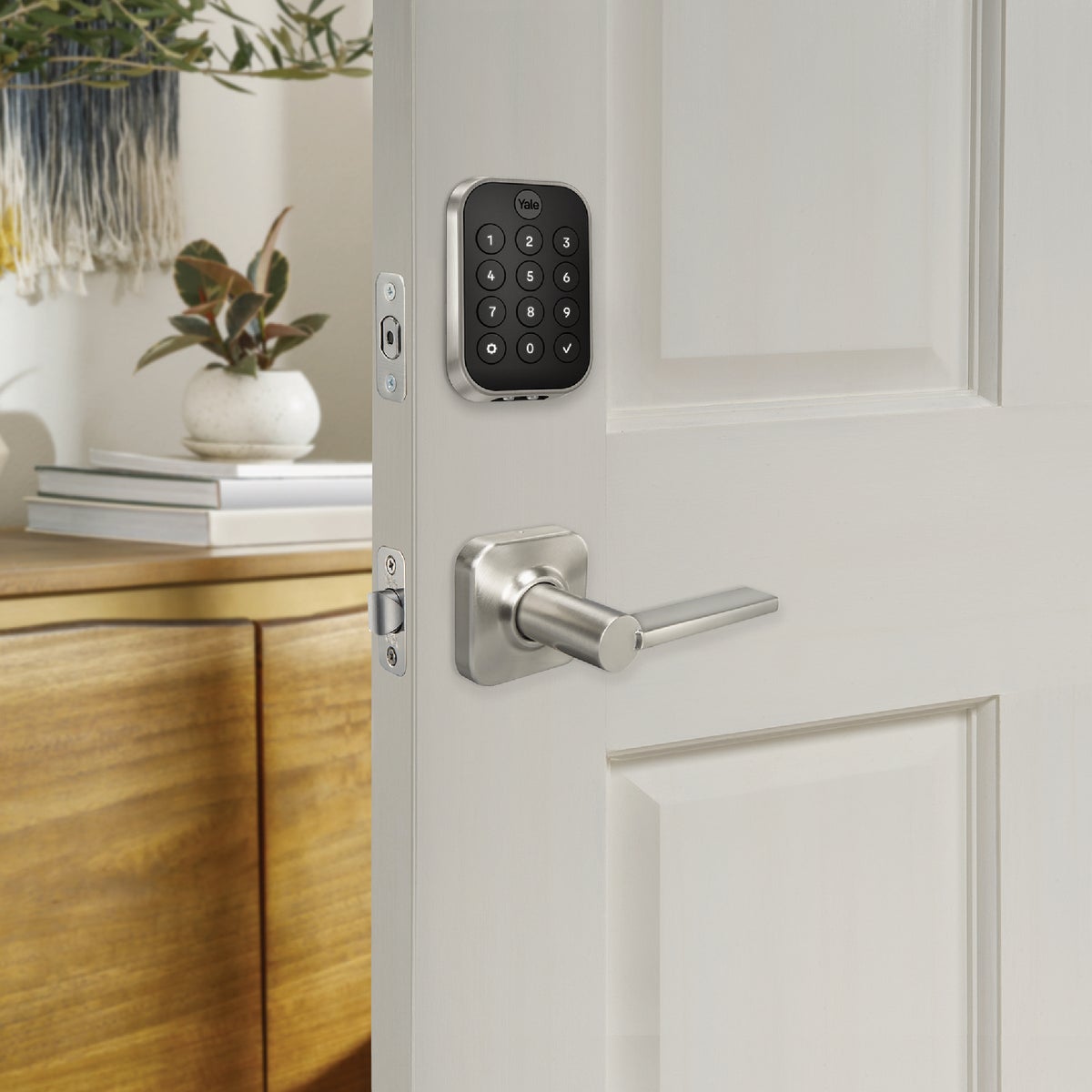 Yale Assure Nickel Electronic Lock Keypad Deadbolt with Bluetooth Image 3