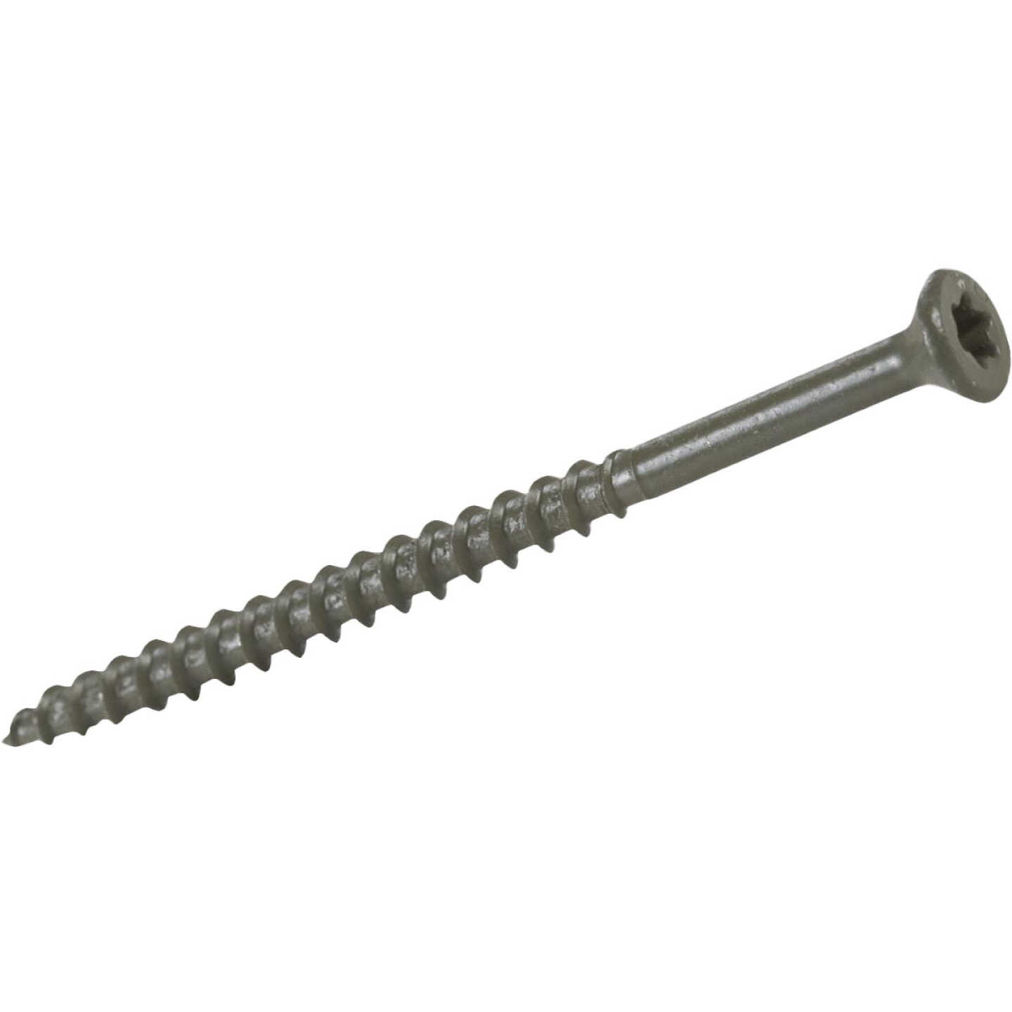 Do it Best PrimeGuard Plus #8 x 1-1/4 In. Star Drive Green Wood Deck Screw (1 Lb.) Image 1
