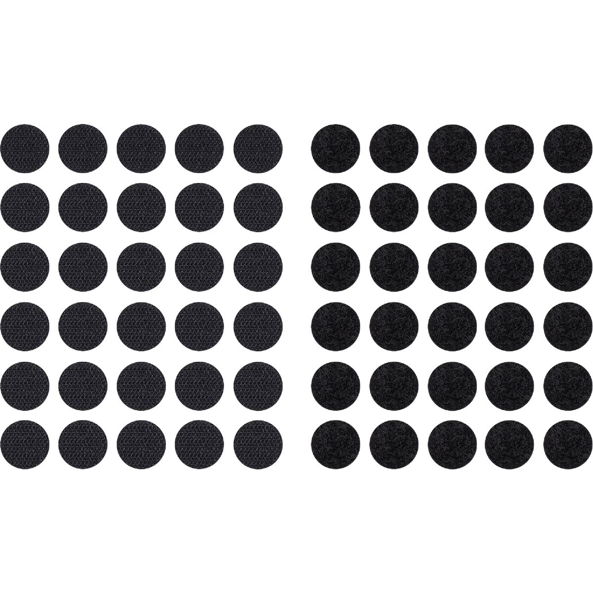 Wrap-It Storage Stick 'Em Dots 0.75 In. Black Hook & Loop Fasteners (30-Count)