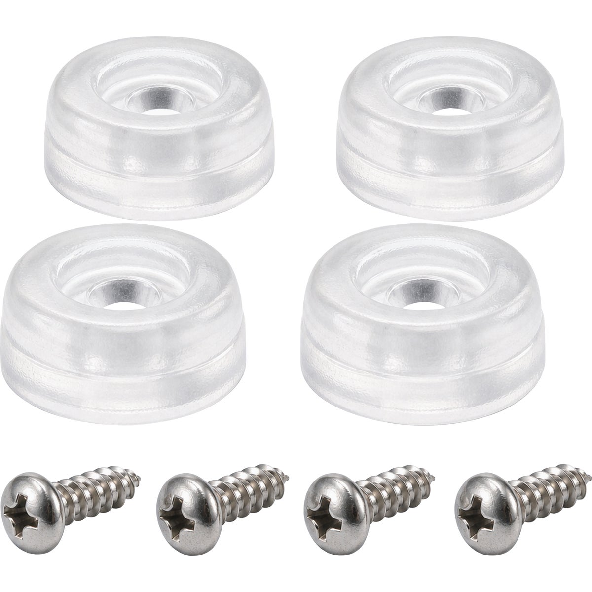 Super Sliders 7/8 In. Screw-on Furniture Wall Bumpers (4-Pack) Image 7