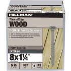 Hillman Fas-N-Tite #8 x 1-1/4 In. Exterior Coated Wood Screw (907-Count) Image 2