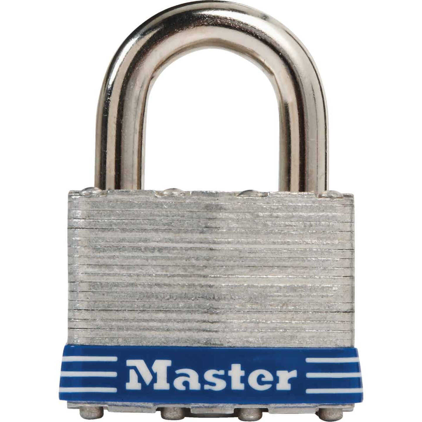 Master Lock 2 In. W. 4-Pin Tumbler Keyed Different Padlock Image 1