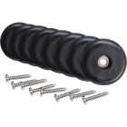 Super Sliders 1-1/2 In. Anti-Skid Screw-On Beige Furniture Pad (4-Piece) Image 6