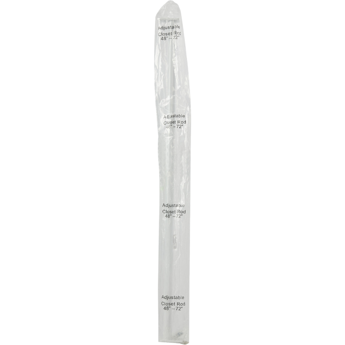 John Sterling Closet-Pro 48 In. to 72 In. x 1 In. Adjustable Closet Rod, White Image 2