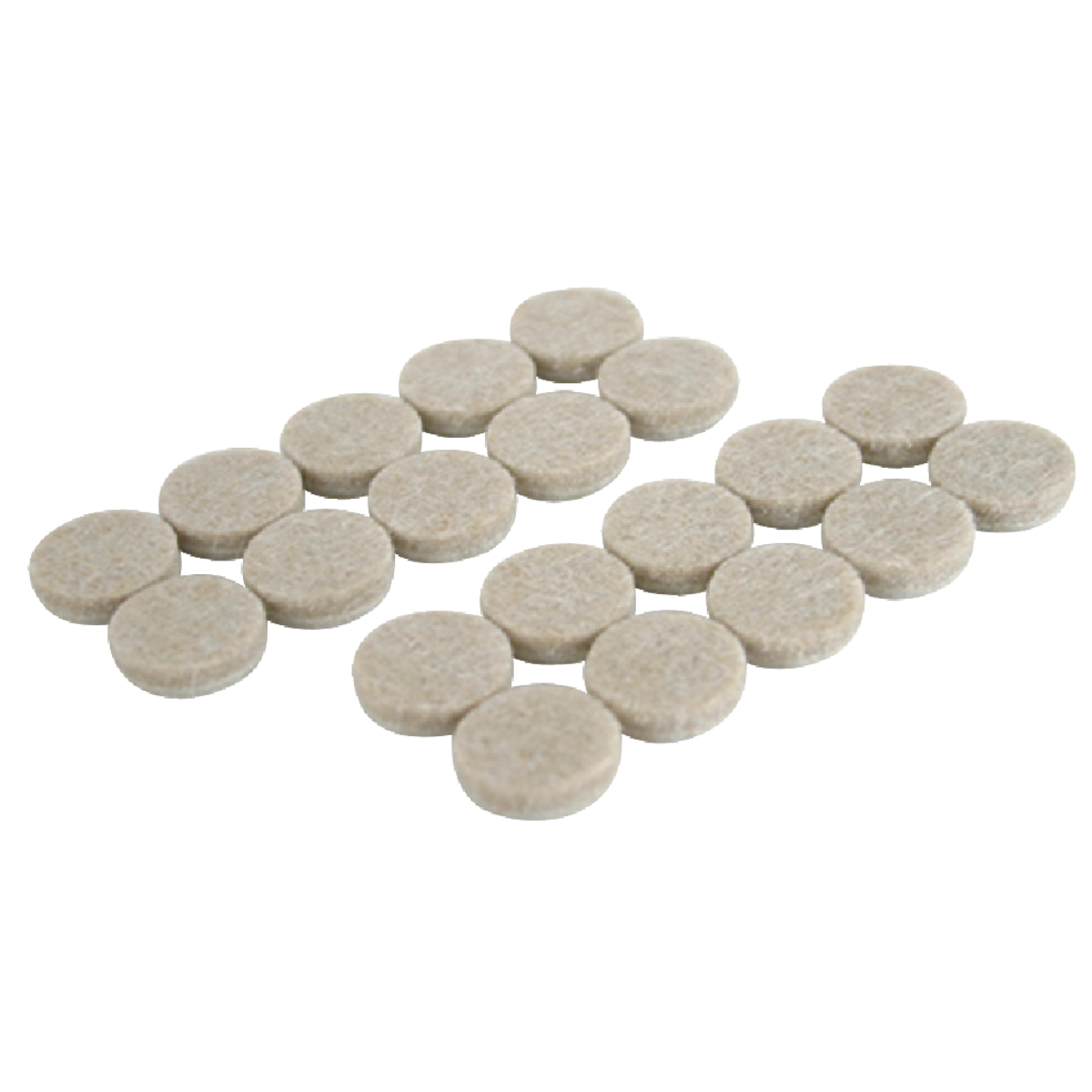 Magic Sliders 3/4 In. Oatmeal Self Adhesive Felt Pads,(20-Count) Image 1