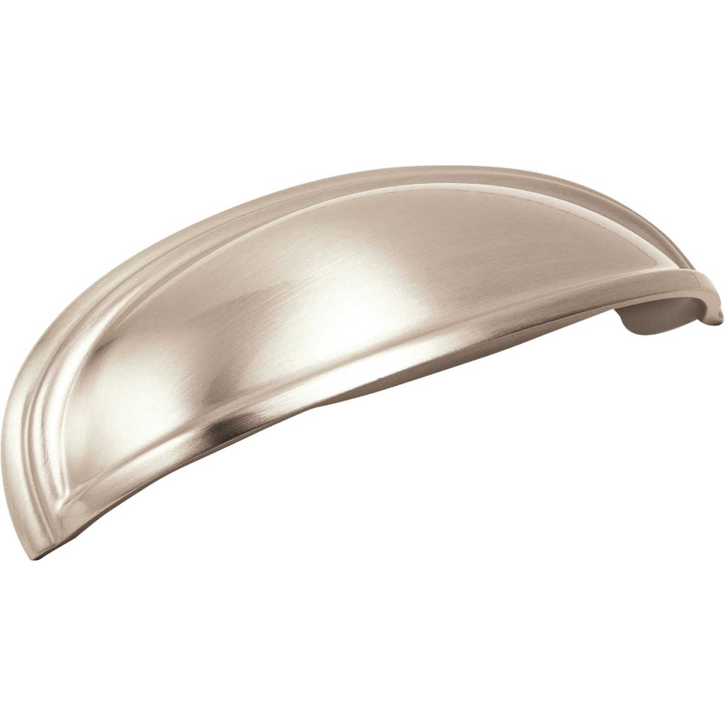 Amerock Ashby 3 & 4 In. Satin Nickel Cup Cabinet Drawer Pull Image 1