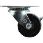Shepherd Hardware 2-1/2 In. General-Duty Soft Rubber Swivel Plate Caster with Brake Image 5
