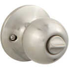 Steel Pro Brushed Nickel Bed & Bath Door Knob Image 1