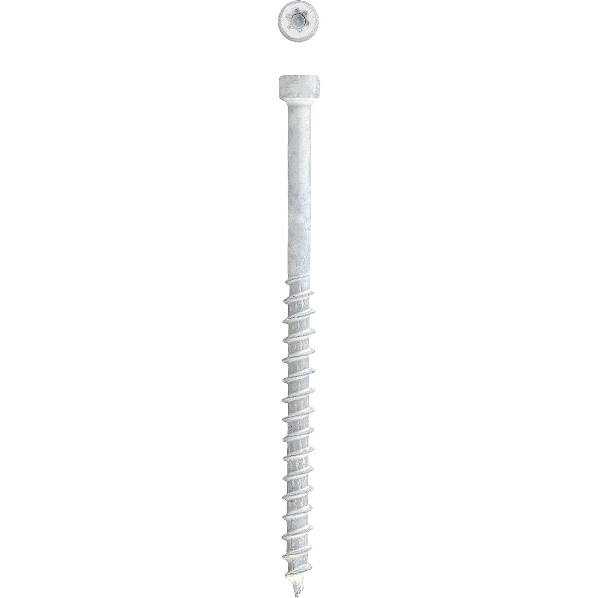 SPAX PowerTrim #8 x 2-1/2 In. T10 Plus Cylindric Head HCR (Exterior Rated) White Trim Screw (100-Count) Image 6