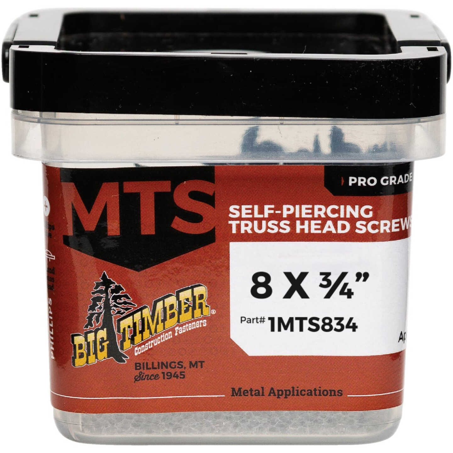 Big Timber #8 x 3/4 In. Modified Truss Head Sharp Point Wood Screw (1 Lb.) Image 1