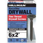 Hillman Fas-N-Tite #6 x 2 In. Fine Thread Black Phosphate Drywall Screw (162-Count) Image 2