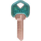 ILCO Kwikset Design Decorative House Key, KW1-Teal (5-Pack) Image 1