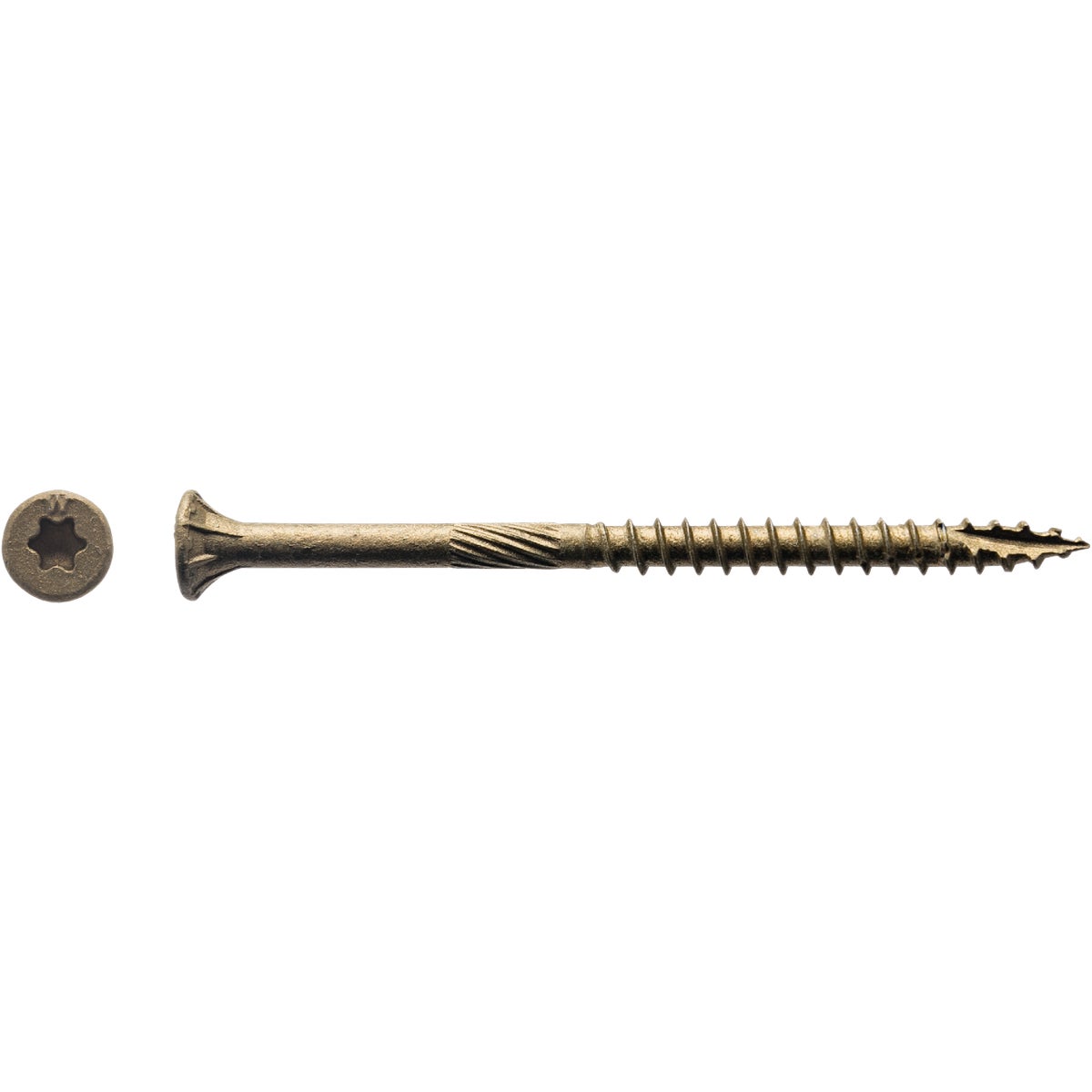 Big Timber #9 x 2-3/4 In. Bronze Star Drive Flat Head Wood Screw (5 Lb.) Image 2