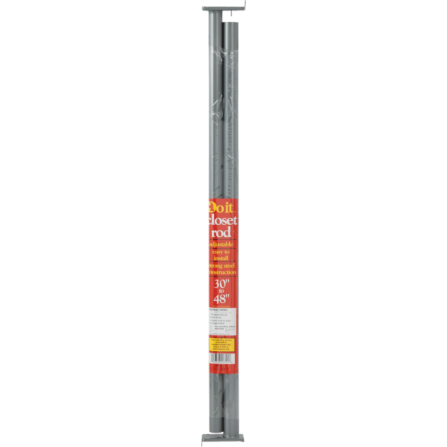 Do it 30 In. to 48 In. Adjustable Closet Rod, Lustra Image 1