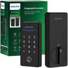 Philips Smart Lock Electronic Deadbolt, Matte Black Image 1