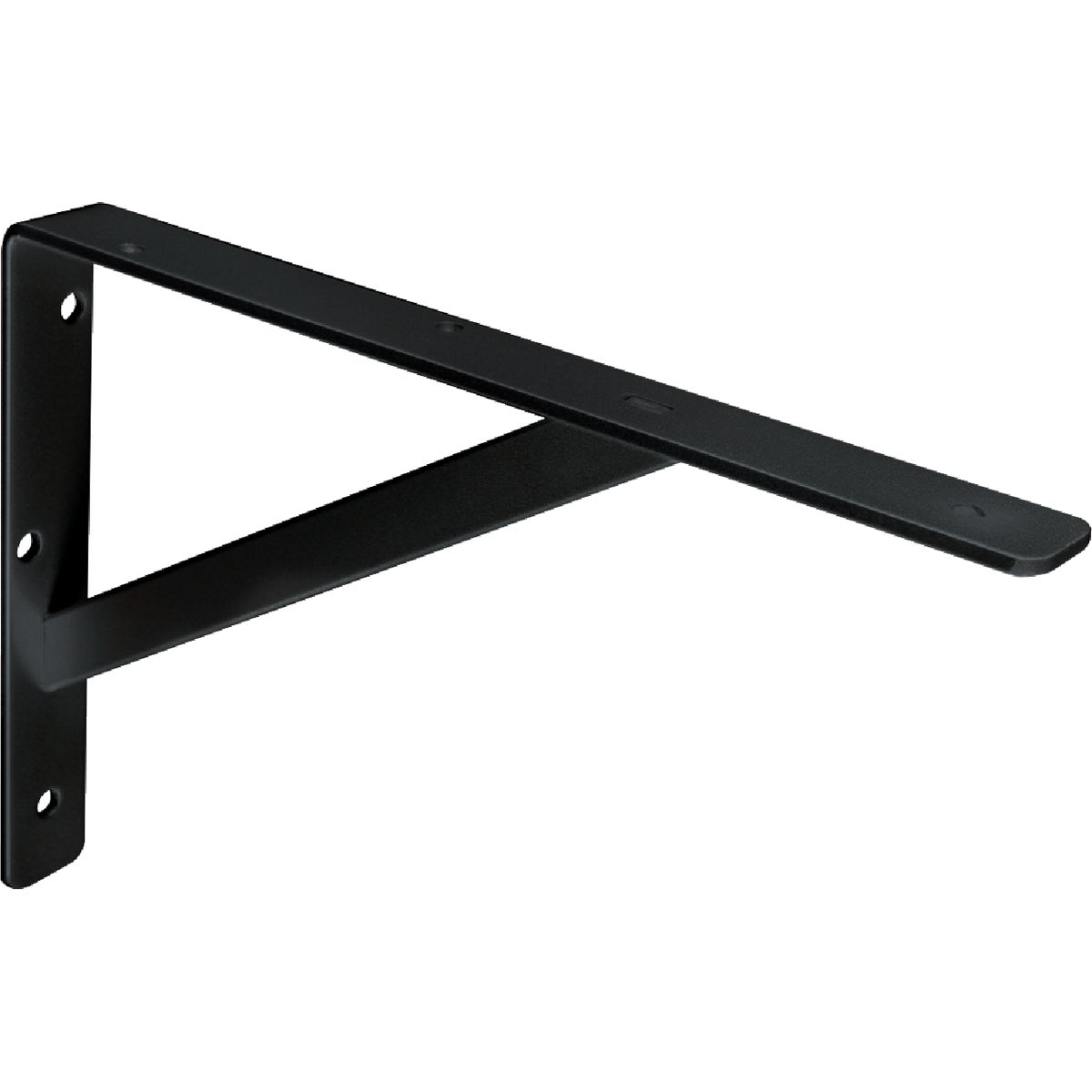 Knape & Vogt 208 Series 20 In. Black Super Duty L-Bracket