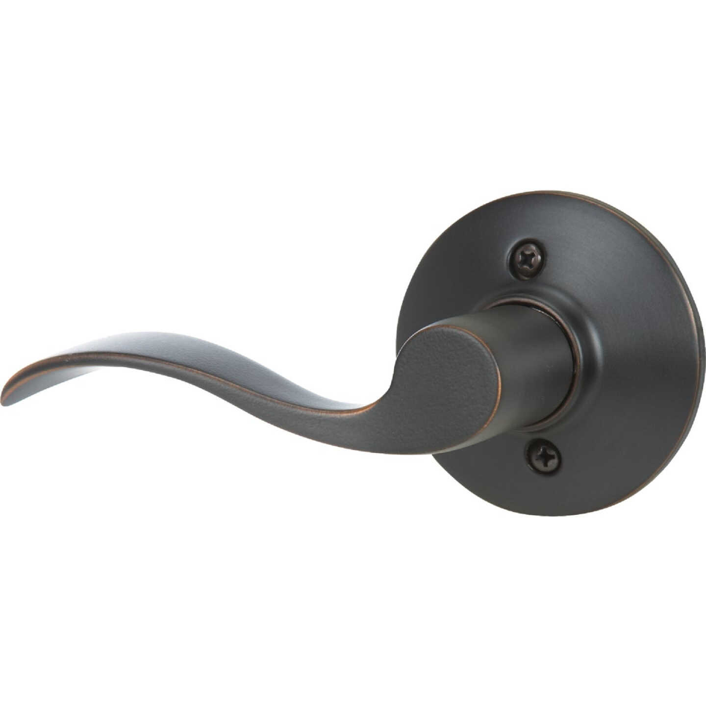 Schlage Accent Left-Handed Aged Bronze Dummy Door Lever Image 1