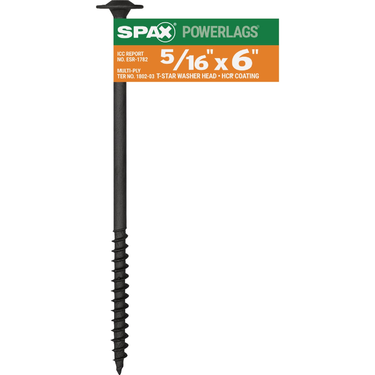 SPAX PowerLags 5/16 In. x 6 In. T40 Washer Head HCR (Exterior Rated) Lag Screw Image 4