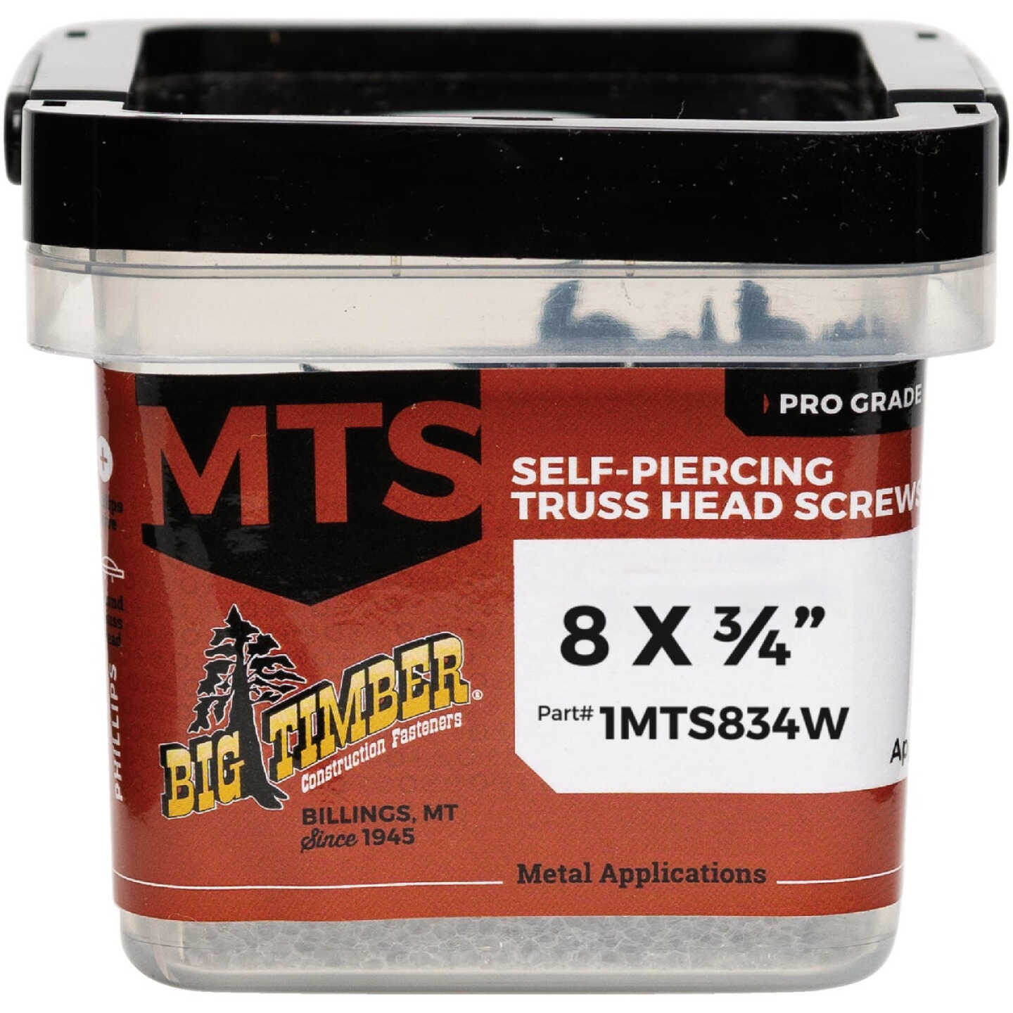 Big Timber #8 x 3/4 In. White Modified Truss Head Sharp Point Wood Screw (1 Lb.) Image 1