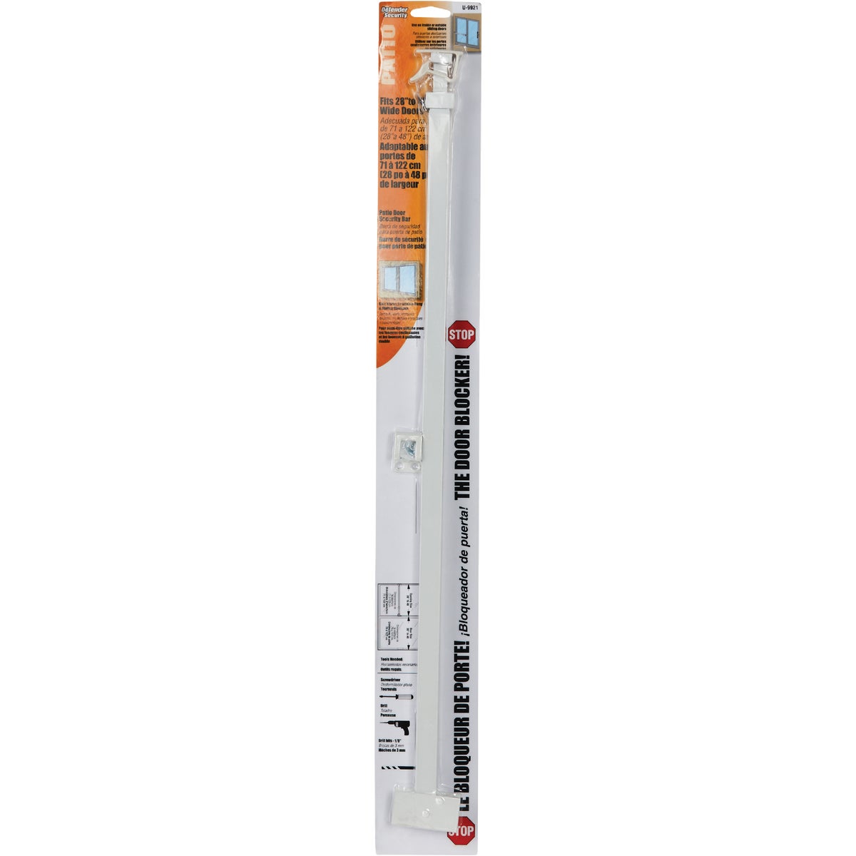 Defender Security Telescopic Bar Door Lock Image 2
