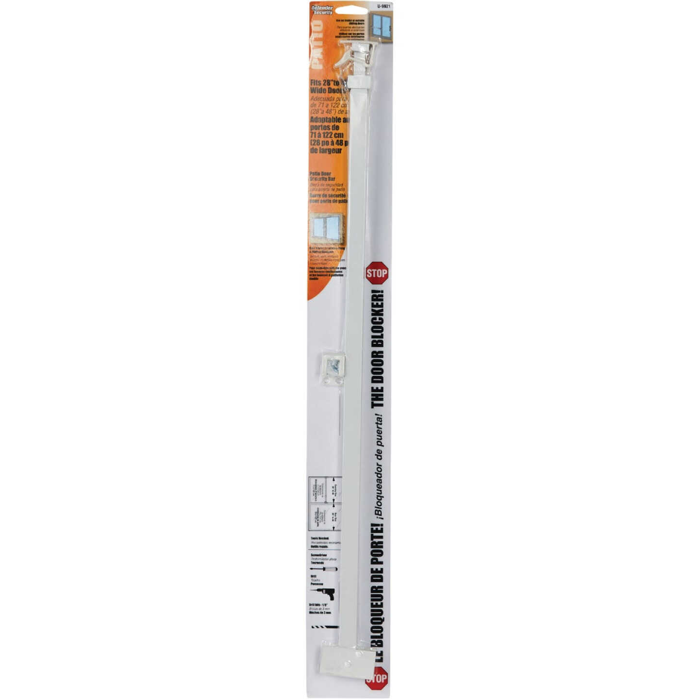 Defender Security Telescopic Bar Door Lock Image 2