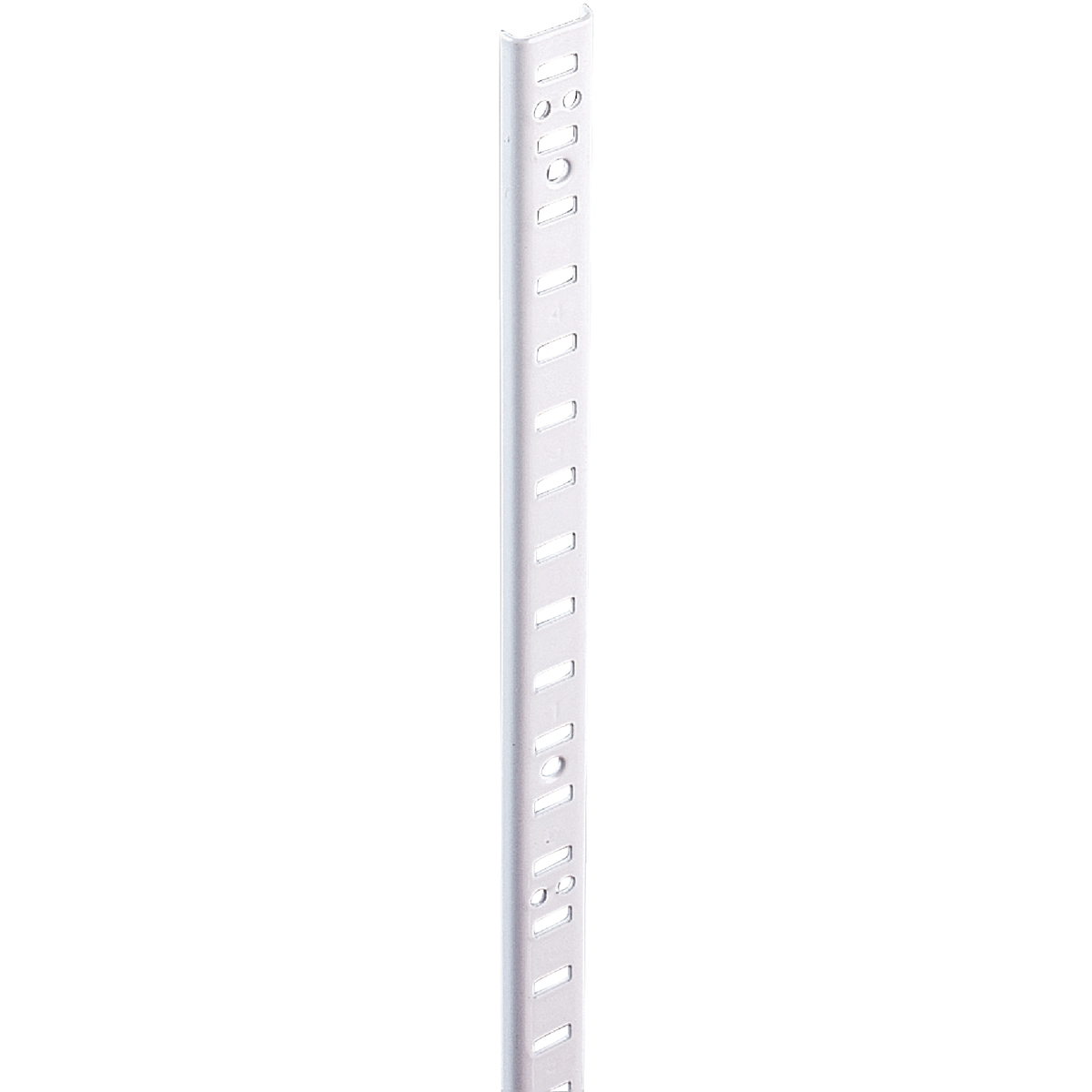 Knape & Vogt 255 Series 24 In. Zinc-Plated Steel Mortise-Mount Pilaster Shelf Standard Image 1