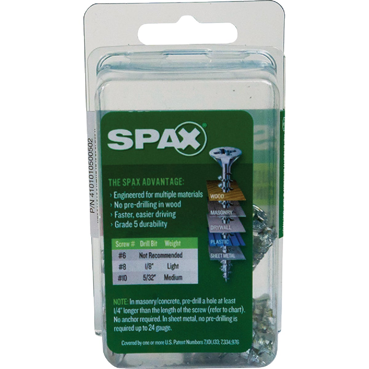 SPAX #10 x 2 In. Unidrive (Combo Drive) Flat Head Zinc (Interior) Multi-Purpose Construction Screw (12-Count) Image 5