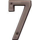 Hy-Ko Prestige Series 4 In. Oil Rubbed Bronze House Number Seven Image 1